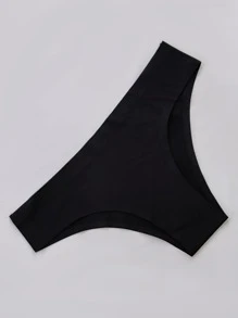 CALZÓN INVISIBLE SIN COSTURAS - Negro - Ver 1