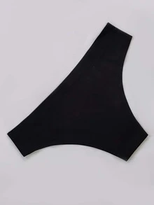CALZÓN INVISIBLE SIN COSTURAS - Negro - Ver 2