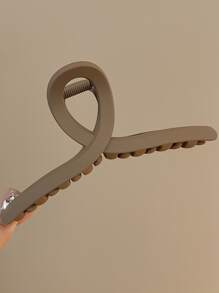 3 chiếc Kết cấu mờ Kẹp tóc bằng nhựa đơn giản có hình dạng thẳng - Nhiều màu - Xem 4