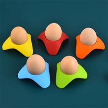 1pc Random Color Silicone Egg And Meatball Holder, Kitchen Gadget For Dining - Multicolor - View 1