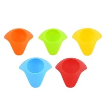 1pc Random Color Silicone Egg And Meatball Holder, Kitchen Gadget For Dining - Multicolor - View 4