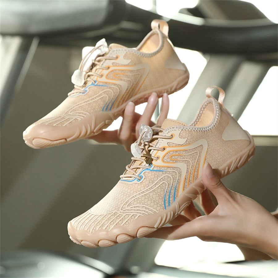 Summer Water Shoes For Men & Women, Anti-slip Quick-drying River Tracing Outdoor Shoes Breathable Beach Shoes - Apricot - View 1