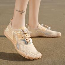 Summer Water Shoes For Men & Women, Anti-slip Quick-drying River Tracing Outdoor Shoes Breathable Beach Shoes - Apricot - View 8