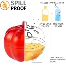 2pcs Gnat Killer For Indoor, Gnat Trap Catcher For Kitchen/Home, Fruit Fly Traps Indoors, Baits & Lures, Pest Control - Nhiều màu - Xem 10
