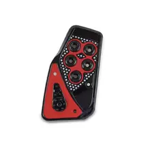 Cubre Pedal Automotriz Universal Estándar Deportivo - Rojo - Ver 3