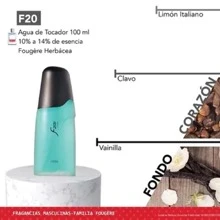 Jafra F20 for men 100 ml - Azul menta - Ver 2