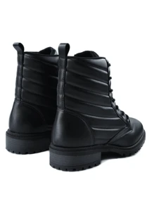 Women Fashion Boots - 黑色 - 查看 2