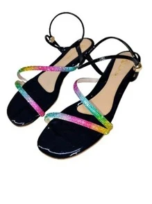 Women Flat Sandals - màu đen - Xem 2