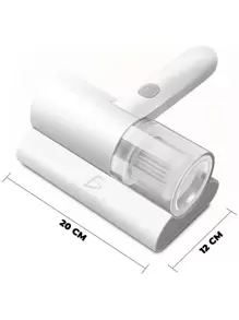 Mini Wireless Vacuum Cleaner For Mite Removal With UV Light Wireless Portable Vacuum Cleaner - White - View 2