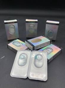 24 PCS DS.  FLOWER  BEAUTIFUL PUPIL LENTES DE CONTACTO  PARA LA PROTECCIÓN OCULAR, LANZAMIENTO DIARIO