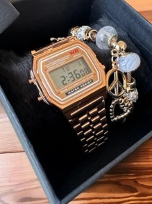 Women's Quartz Watches - Hoa hồng vàng - Xem 2