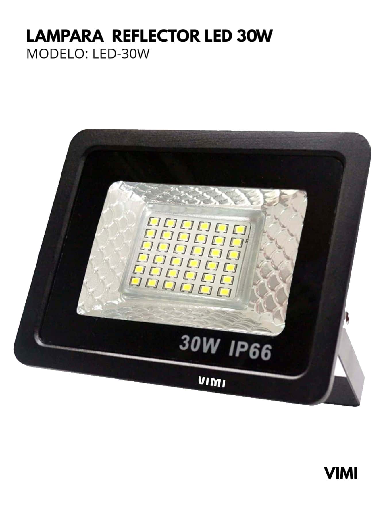 Ultrathin Led Reflector 30w Warm White Light - White - View 1
