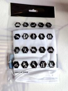 1 件户外弹力快干拉法帽面罩，适合骑自行车、骑摩托车、徒步旅行、滑雪、雪地摩托 - 有黑色、蓝色、绿色、白色、粉色、紫色可选 - 白色 - 查看 4