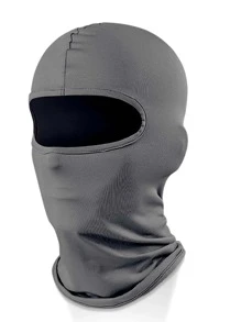 1 件户外吸湿排汗弹性面料多功能拉法帽面罩，适合所有季节，多种颜色可选：黑色、蓝色、绿色、白色、粉色、紫色 - 非常适合滑雪、骑行、徒步旅行、划船、雪地摩托和 ADV 越野，吸汗摩托车头盔内衬，建议手洗（不可烘干） - 深灰色 - 查看 2