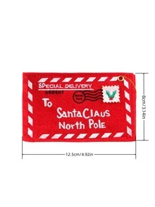 5 cái/bộ Cây thông noel Đồ trang trí Treo Vật trang trí Vải không dệt Phong bì Đối với Kẹo , Thẻ , Qủa tặng - Nhiều màu - Xem 5