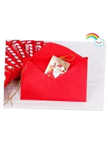 5 cái/bộ Cây thông noel Đồ trang trí Treo Vật trang trí Vải không dệt Phong bì Đối với Kẹo , Thẻ , Qủa tặng - Nhiều màu - Xem 2