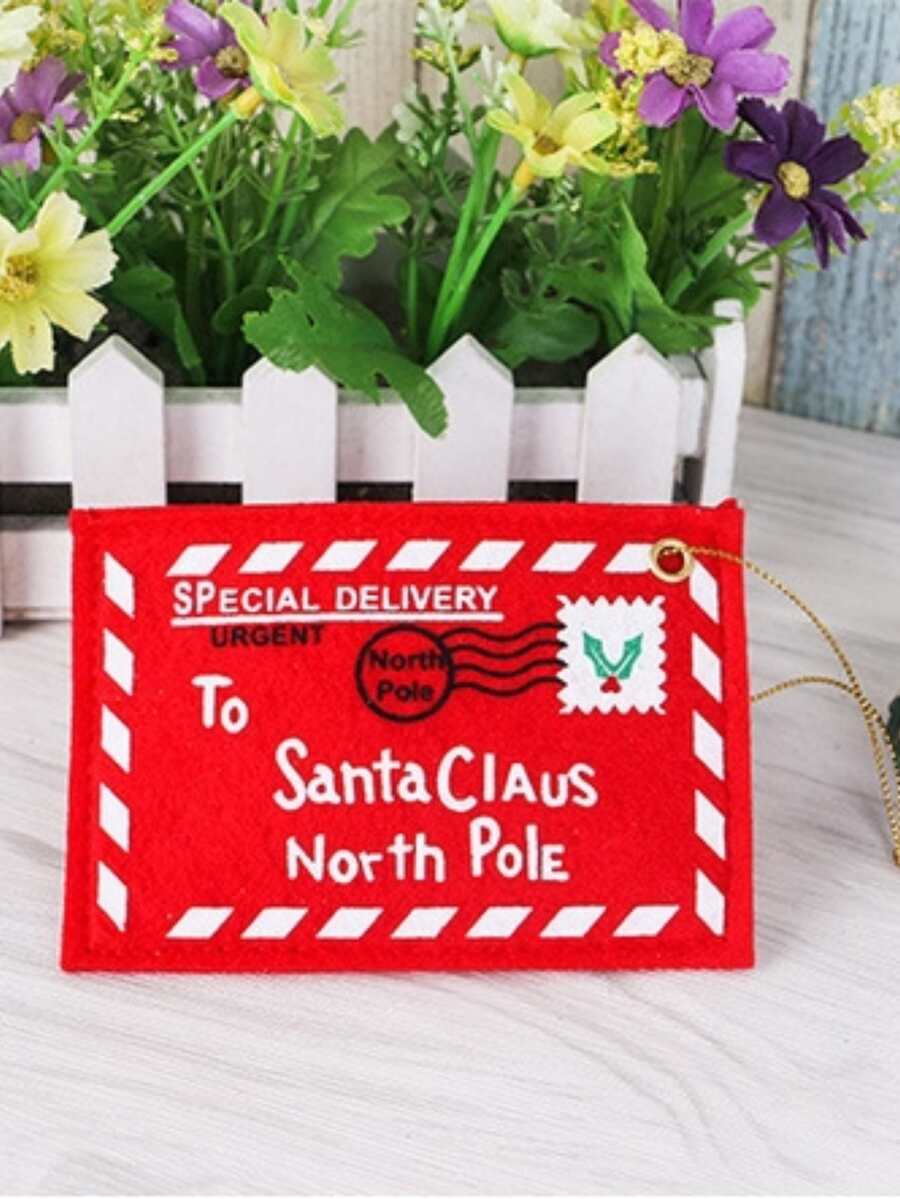 5 cái/bộ Cây thông noel Đồ trang trí Treo Vật trang trí Vải không dệt Phong bì Đối với Kẹo , Thẻ , Qủa tặng - Nhiều màu - Xem 1