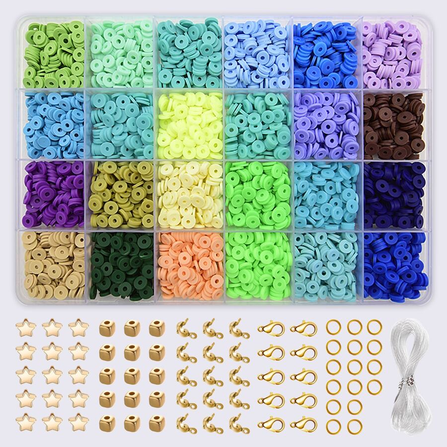 24格軟陶珠寶製作用品盒 - 彩色 - 查看 1