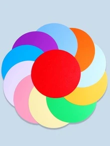20pcs/set Solid Color Copy Paper, Simple Multi-purpose Paper For Office, School, Handmade, Paper Cutting - Multicolor - View 2