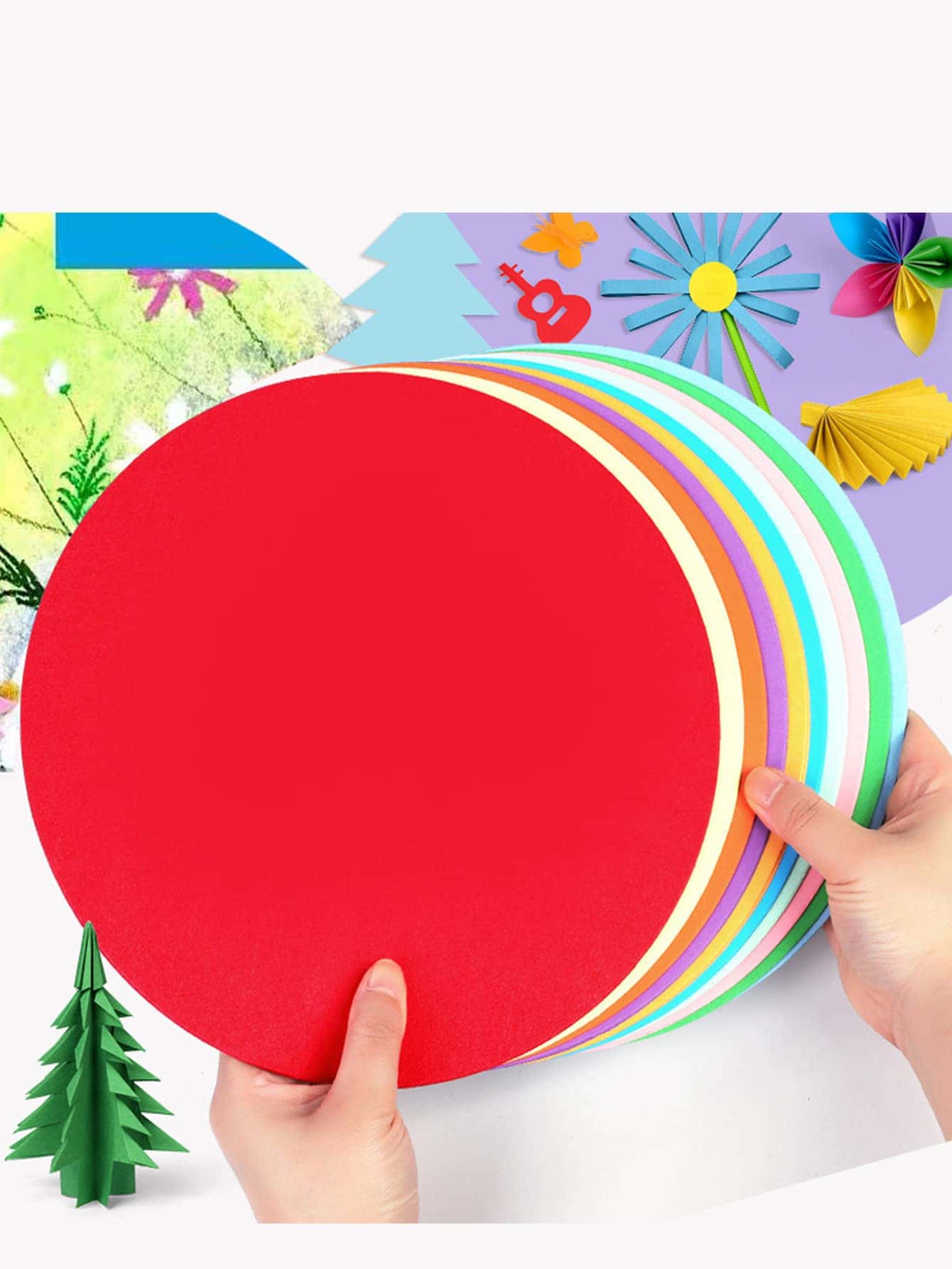 20pcs/set Solid Color Copy Paper, Simple Multi-purpose Paper For Office, School, Handmade, Paper Cutting - Multicolor - View 1