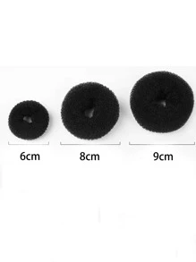 3pcs/Set Women's Flower Bun Maker Hair Tools For Sweet Hair Ties, Ponytail Lift And Hair Accessory Casual