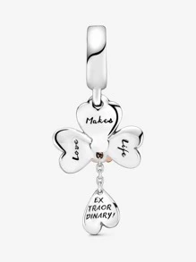 925純銀女士首飾精美禮品四葉草瓢蟲適合贈送女士朋友