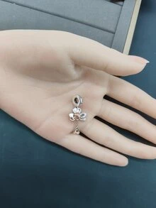 925純銀女士首飾精美禮品四葉草瓢蟲適合贈送女士朋友