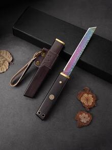 彩色大馬士革刀 - 銅色 - 查看 3