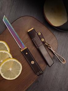 彩色大馬士革刀 - 銅色 - 查看 5