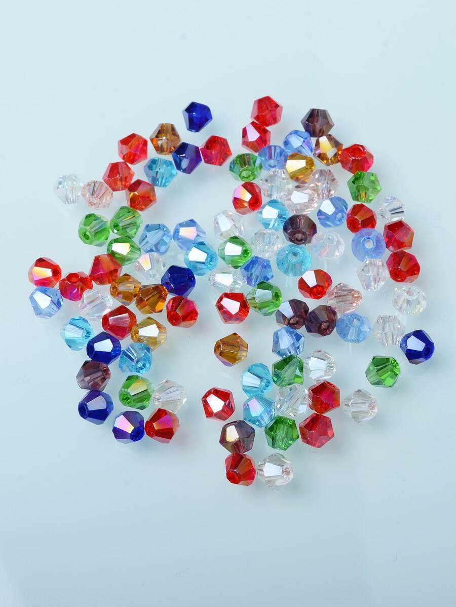 120pcs/pack 0.4mm Glass Cut Beads For Diy Jewelry Making