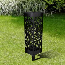 1 chiếc bình hoa màu đen rỗng trong lòng đất - màu đen - Xem 2