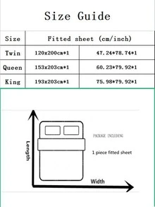 1pc Solid Color Stonewashed Bed Sheet - White - View 5