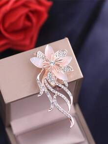 Broche flor - Amarillo Oro - Ver 2