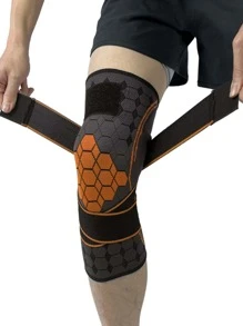 surecool 1 Pieza Rodillera Con Correa Ajustable - Naranja - Ver 1