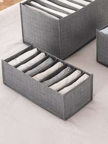 1pc Small Size Pants & Socks Storage Bag Clothing Divider Organizer Box - Grey - View 2