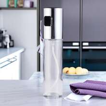 1入組金色油噴霧瓶、按壓式油分配器、玻璃油壺、燒烤噴霧瓶、油噴霧器 - 金色 - 查看 10