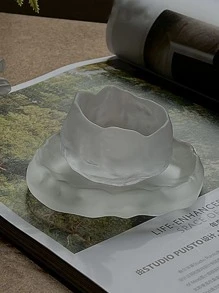 Cabin Kangaroo 1入組幾何設計玻璃杯子 - 無色 - 查看 3