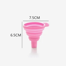 1入綠色可摺疊漏斗迷你家用塑料漏斗配硅膠摺疊漏斗，適合於油類分裝露營 - 綠色 - 查看 10