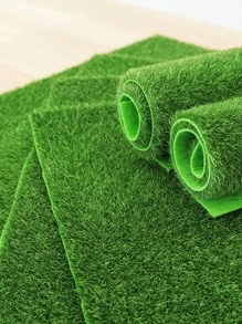 1 Miếng Màu xanh lá Nhân tạo Sân cỏ Đồ trang trí Chất liệu Đối với DIY Dự án - màu xanh lá - Xem 2