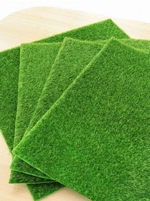 1 Miếng Màu xanh lá Nhân tạo Sân cỏ Đồ trang trí Chất liệu Đối với DIY Dự án - màu xanh lá - Xem 7