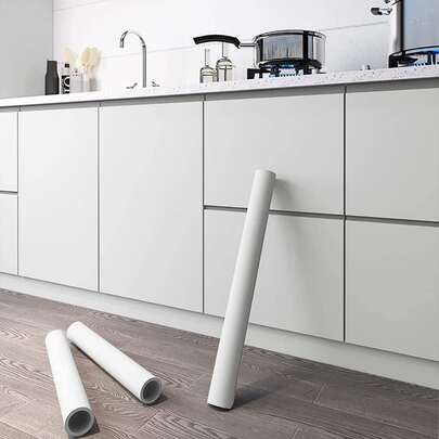 1 Cuộn Giấy Dán Tường Có Kết Cấu Mờ Màu Trắng, Giấy Dán Tường Vinyl Tự Dính Chống Thấm Nước, Miếng Dán Tường Lột, Giấy Dán Tường, Giấy Dán Tường, Đồ Trang Trí Mùa Xuân Làm Mới Ngôi Nhà Của Bạn, Miếng Dán Trang Trí Lễ Hội Quà Tặng Sinh Nhật Tốt Nghiệp