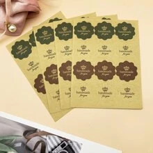 48pcs Handmade Paper Stickers With Dessert-themed Design For Decoration And Sealing, Colorful - Multicolor - View 5