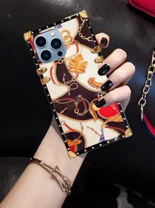 鏈條圖案手機殼 - 彩色 - 查看 1