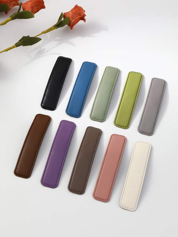 10pcs Women's Solid Color Hair Clips SHEIN UK