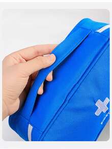 1 Máy Tính Sức Khỏe Y Học Bộ Sơ Cứu Di Động Du Lịch Lưu Trữ Túi Khẩn Cấp Túi Y Tế Ngoài Trời Di Động Túi Y Tế - Màu xanh lam - Xem 4