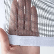 1PC,Black And White Custom Mixed Home Mosquito Net, Self-Adhesive Window Screen, Simple Mesh Invisible Curtains, Fly And Insect Proof
