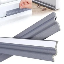 1pc 6m Weather Stripping Seal Strip For Sliding Windows, Upvc Windows, Aluminum Windows And Doors Windproof Sealing Strip - Grey - View 1