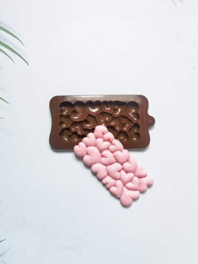 1pc Silicone Heart Shaped Chocolate Candy Mold
