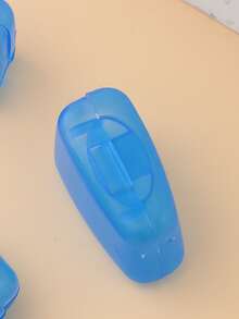 5入組/批便攜牙刷頭套殼套適合旅行遠足野營刷帽子殼套牙刷盒支撐浴室配件 - 藍色 - 查看 6