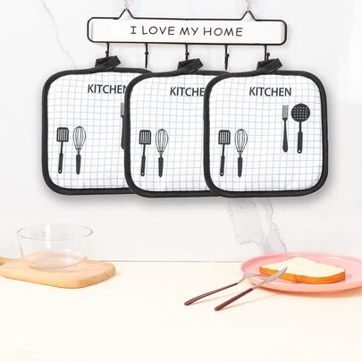 2 件/4 件北欧风格耐热隔热垫，适用于厨房、餐厅、客厅、烘焙和烹饪